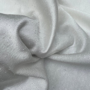 58" 100% Tencel Lyocell Boucle Satin White Woven Fabric By the Yard | APC Fabrics