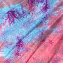 Load image into Gallery viewer, 60” Bamboo 4-Way Stretch with Spandex Watermelon Cotton Candy Tie Dye Tie Dyed Apparel Jersey Knit Fabric By the Yard | APC Fabrics