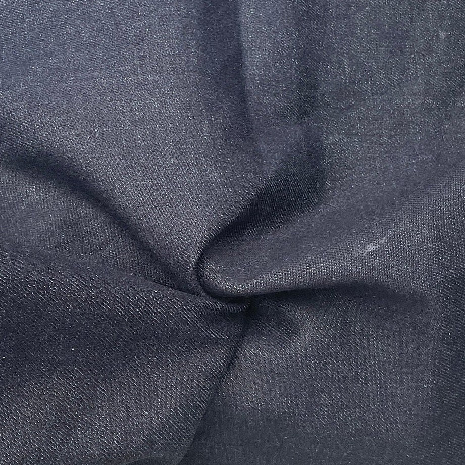 Denim Navy Blue Italian Linen — Mendel Goldberg Fabrics NYC