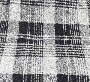 58" Cotton Rayon 10 OZ American Terry Cloth Double Knit 10 Oz Checkered Gingham Knit Fabric By the Yard | APC Fabrics