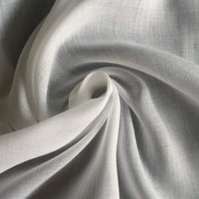 Load image into Gallery viewer, 58" White Tencel Voile Mercerized Sheer Light Lining Woven Fabric By the Yard - APC Fabrics
