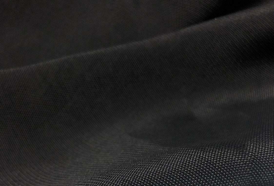 56" Black 100% Rayon 6 OZ Georgette Woven Fabric By the Yard - APC Fabrics