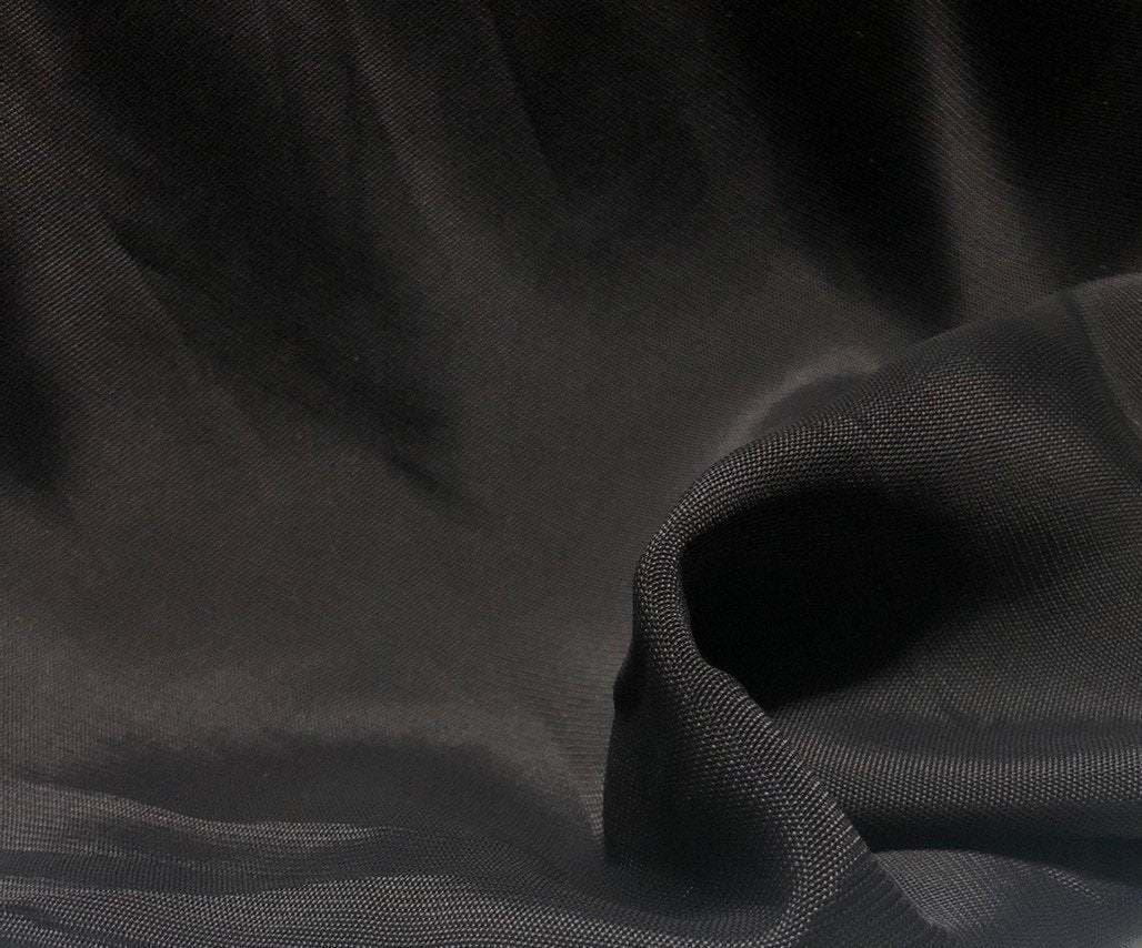 56" Black 100% Rayon 6 OZ Georgette Woven Fabric By the Yard - APC Fabrics