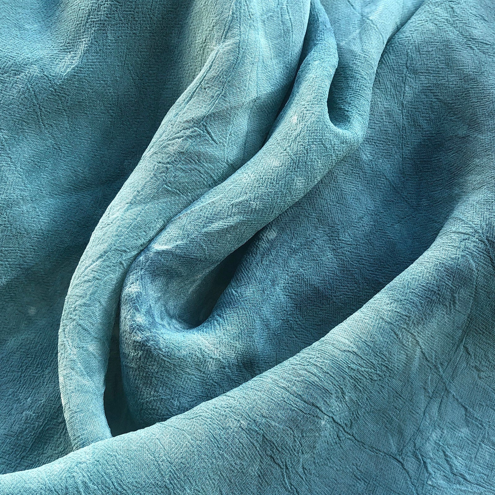 54" Sky Blue 100% Tencel Lyocell Cupro Georgette 4.5 OZ Light Woven Fabric By the Yard - APC Fabrics